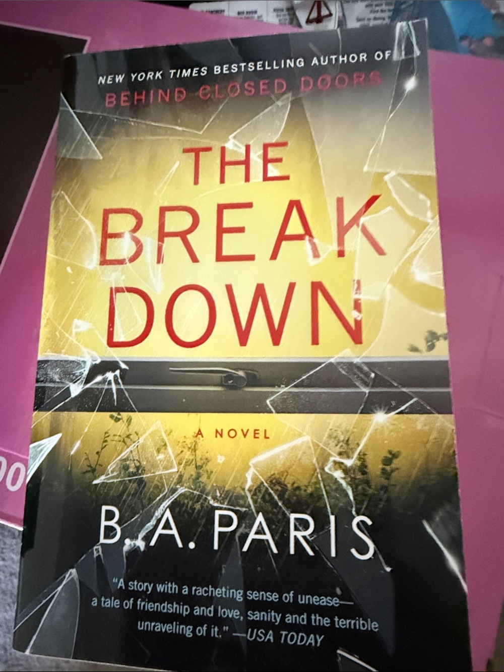 The Breakdown Wall Art Print in Yellow and Black